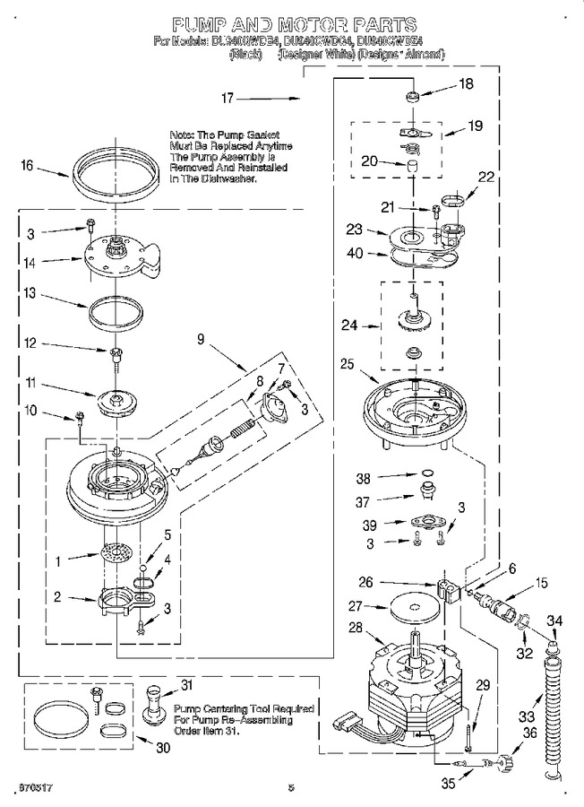 Diagram for DU940QWDB4