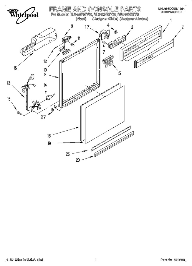 Diagram for DU940QWDZ5