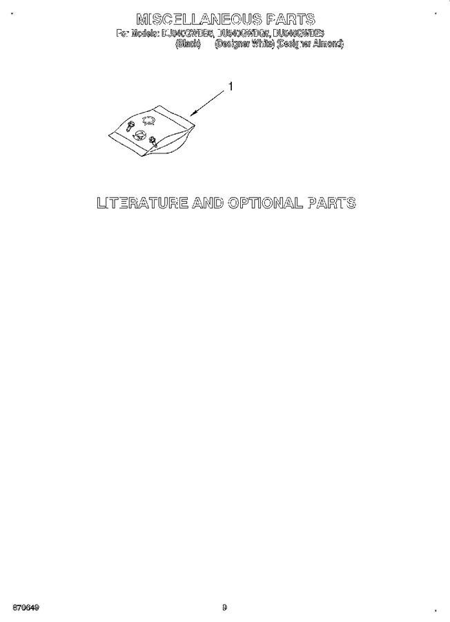 Diagram for DU940QWDZ6