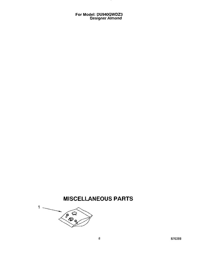 Diagram for DU940QWDZ3