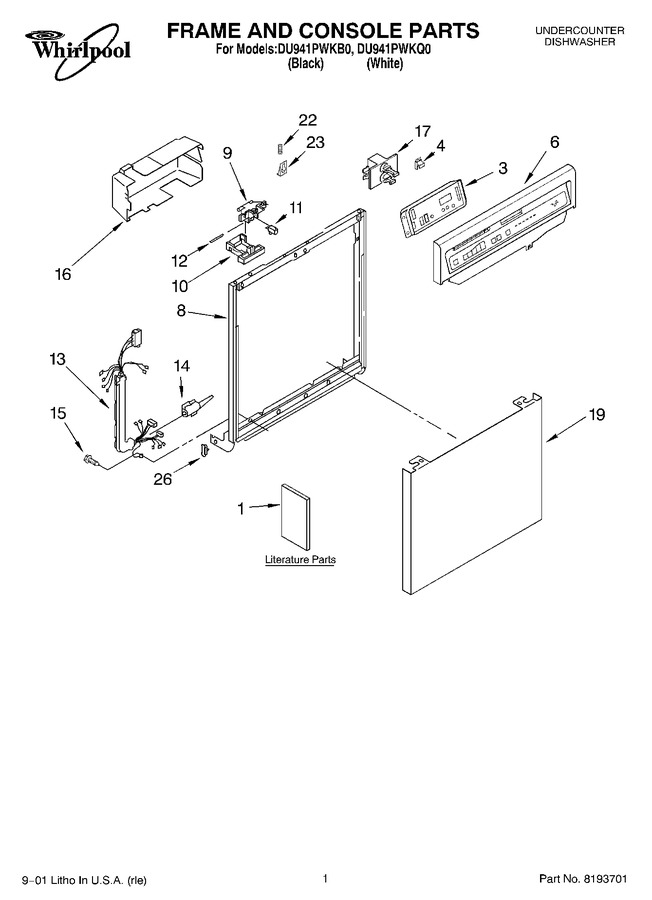 Diagram for DU941PWKQ0