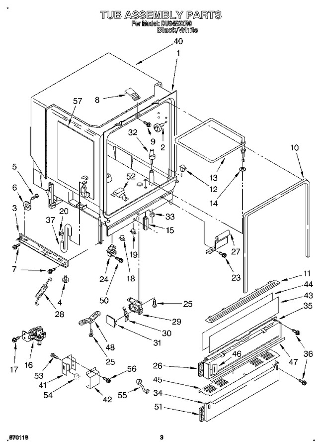 Diagram for DU9450XB0