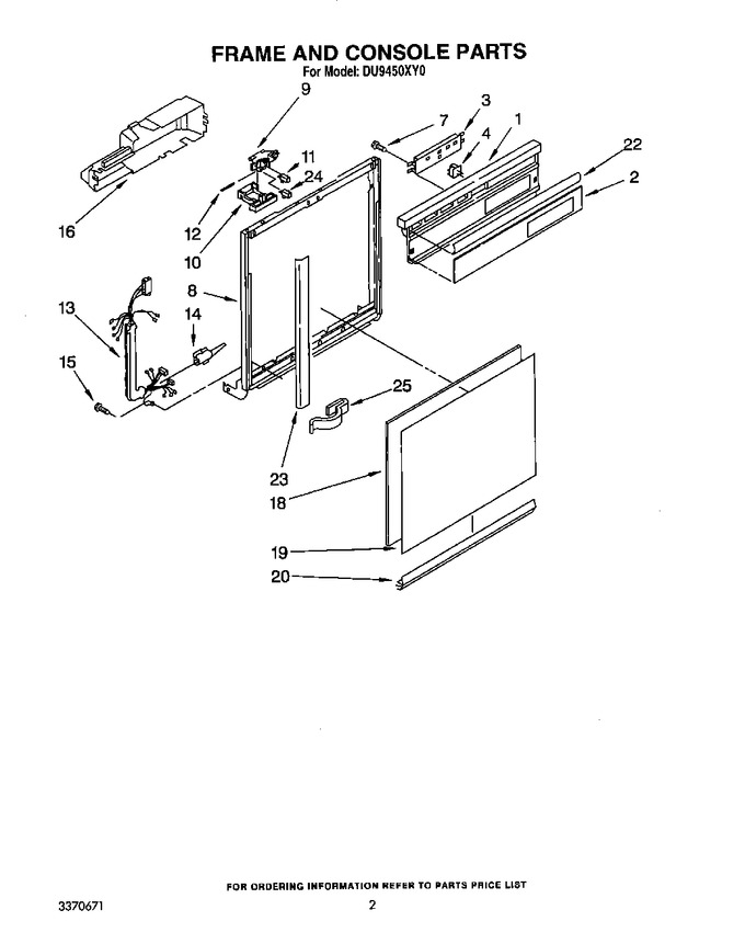 Diagram for DU9450XY0