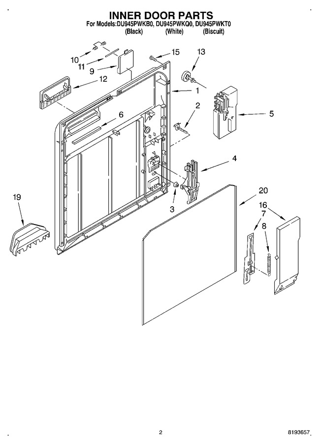 Diagram for DU945PWKB0