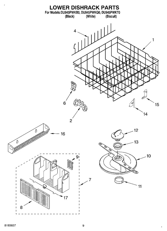 Diagram for DU945PWKB0