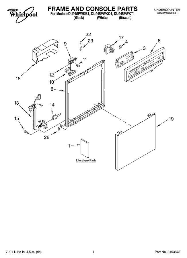 Diagram for DU945PWKB1
