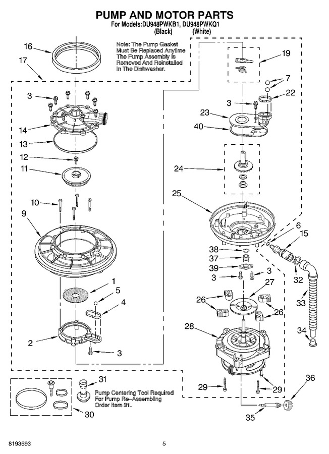 Diagram for DU948PWKB1