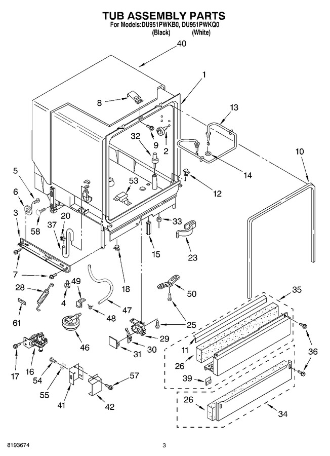 Diagram for DU951PWKB0