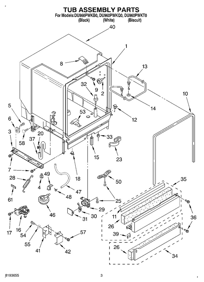 Diagram for DU960PWKQ0
