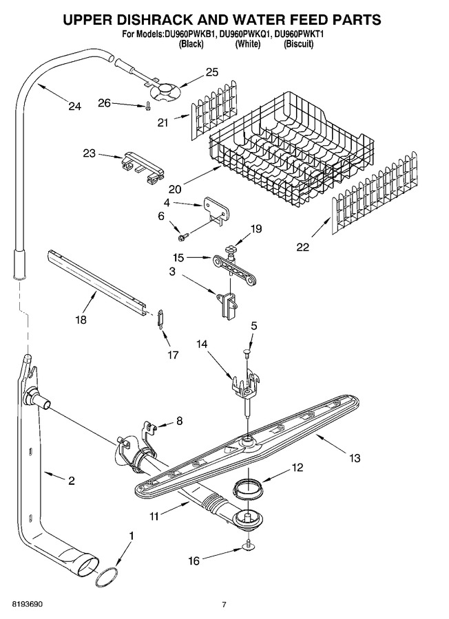 Diagram for DU960PWKB1