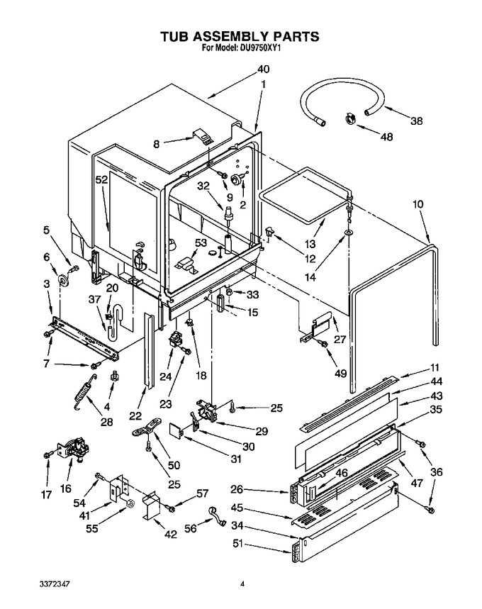 Diagram for DU9750XY1
