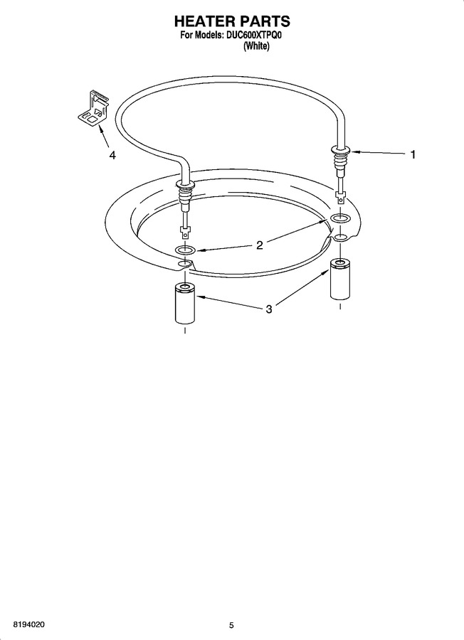 Diagram for DUC600XTPQ0