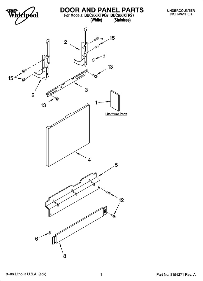 Diagram for DUC600XTPS7