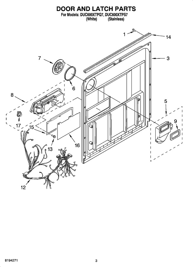 Diagram for DUC600XTPS7