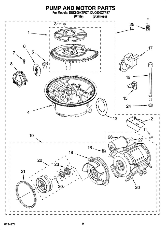 Diagram for DUC600XTPS7