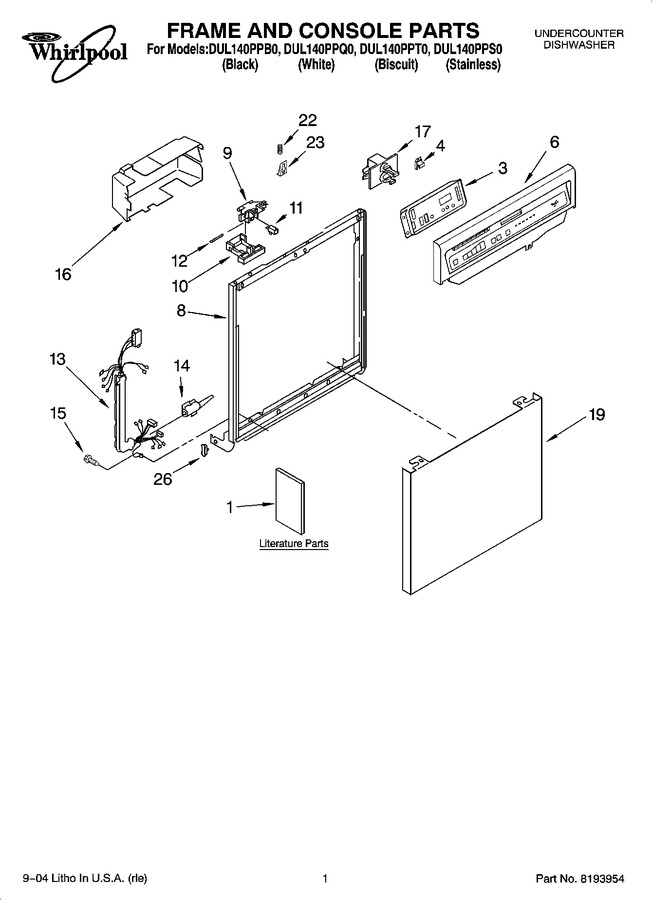 Diagram for DUL140PPB0