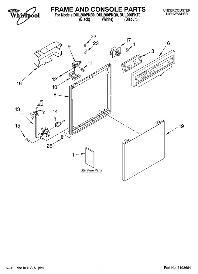 Diagram for DUL200PKT0