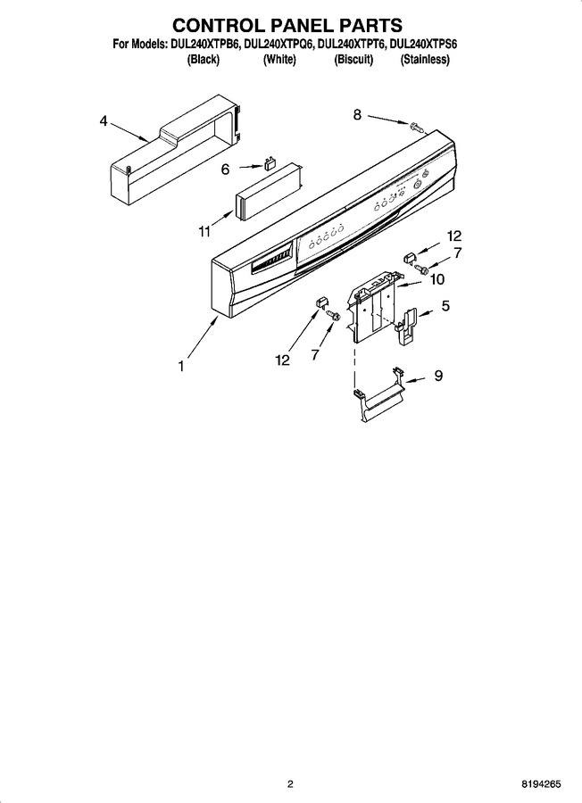 Diagram for DUL240XTPQ6