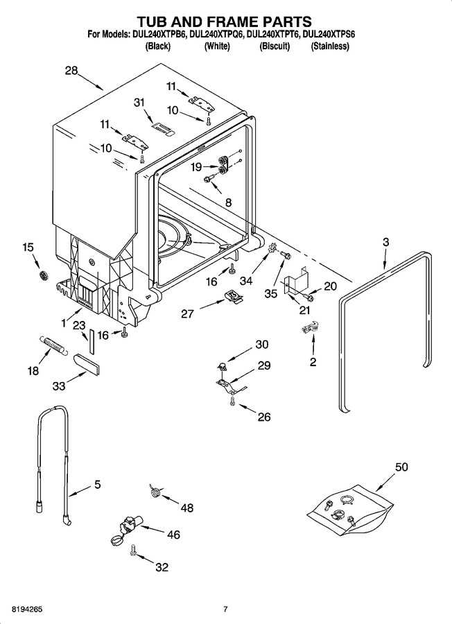 Diagram for DUL240XTPB6