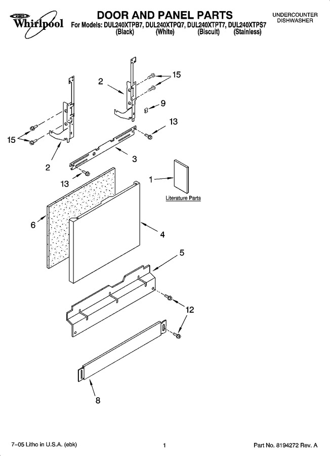 Diagram for DUL240XTPQ7