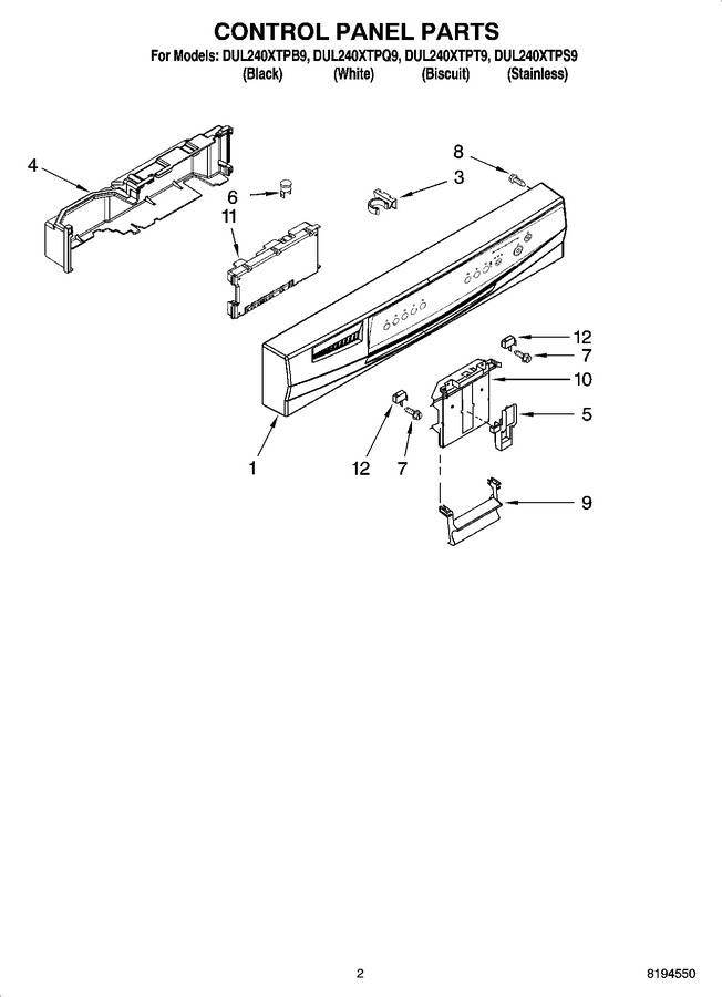 Diagram for DUL240XTPB9