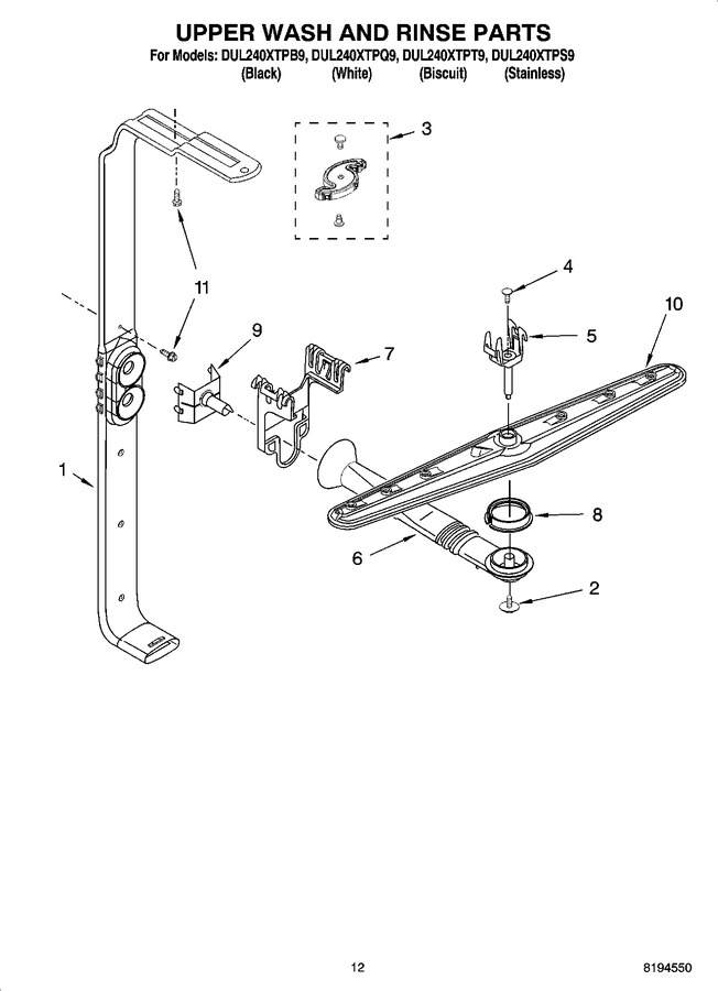 Diagram for DUL240XTPS9