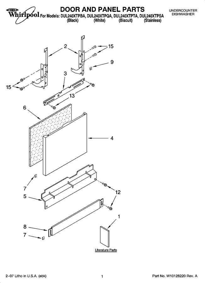 Diagram for DUL240XTPBA