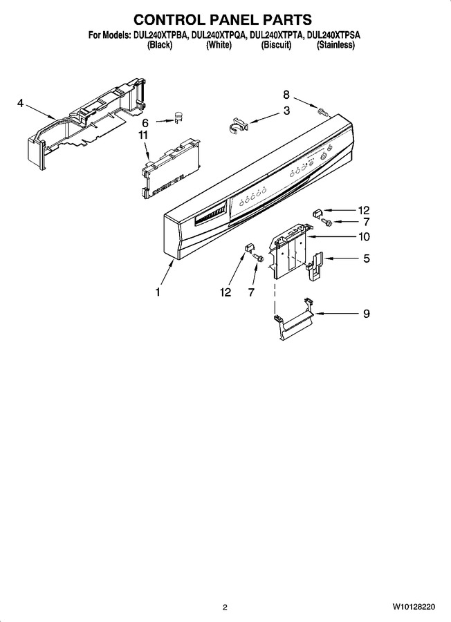 Diagram for DUL240XTPBA
