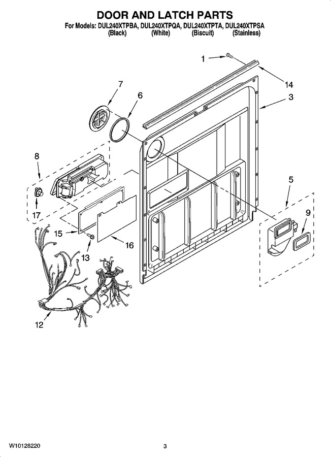 Diagram for DUL240XTPBA