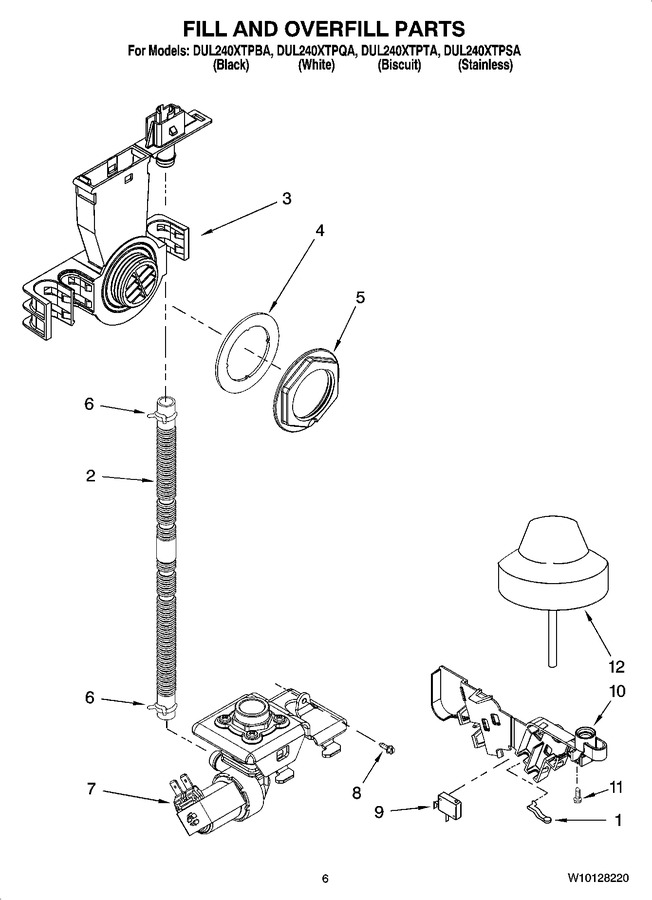 Diagram for DUL240XTPBA