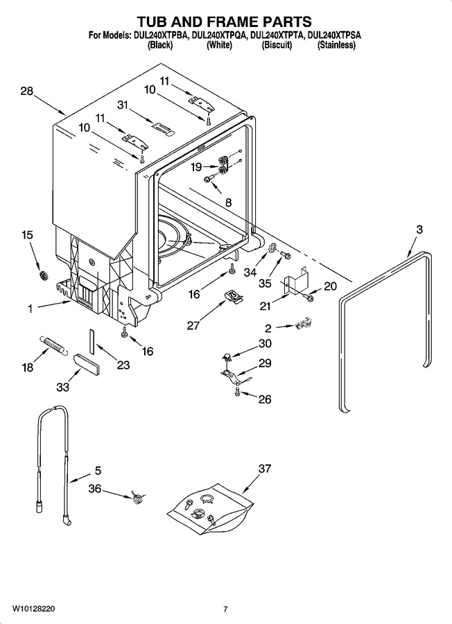 Diagram for DUL240XTPBA