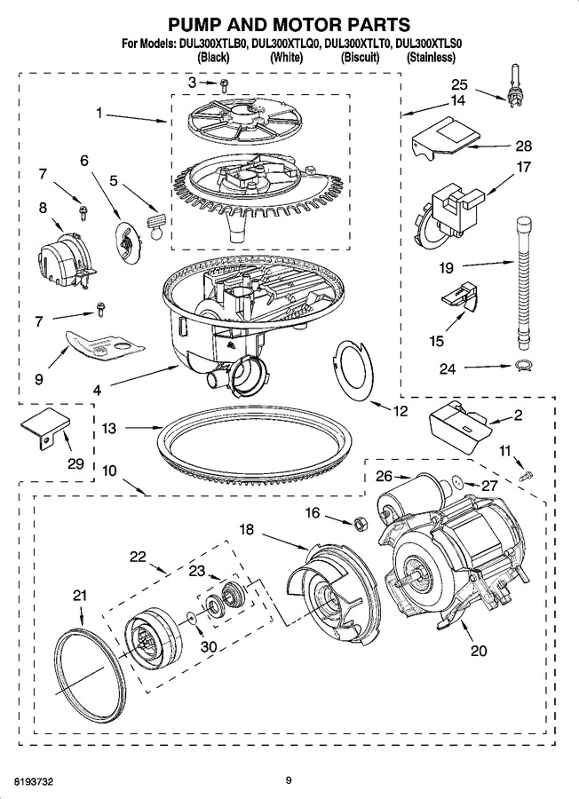 Diagram for DUL300XTLT0