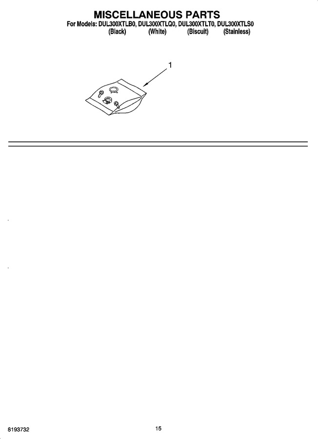 Diagram for DUL300XTLT0