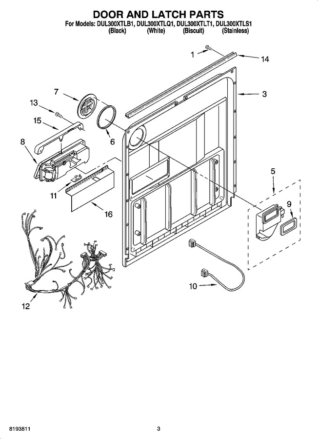 Diagram for DUL300XTLB1
