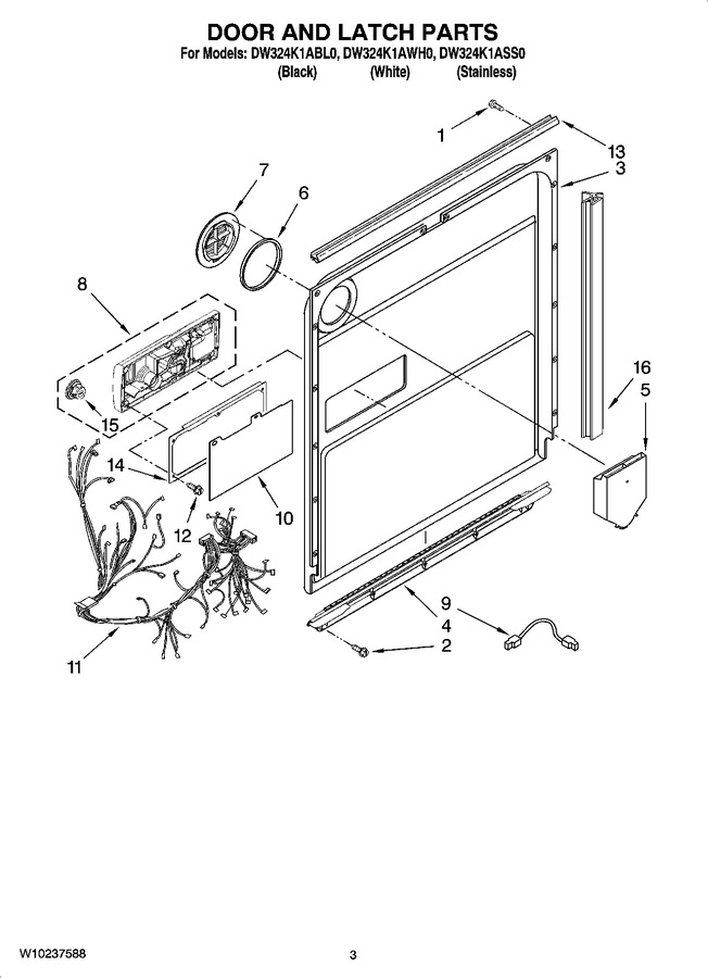 Diagram for DW324K1ABL0