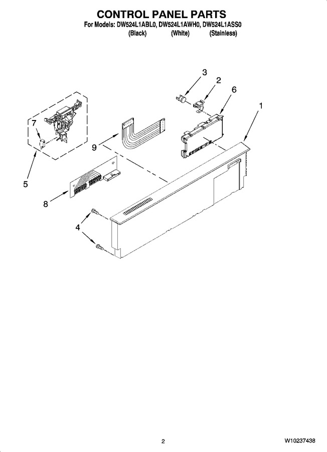 Diagram for DW524L1AWH0
