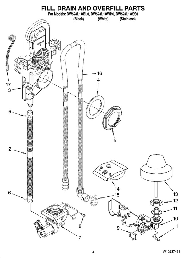 Diagram for DW524L1ASS0