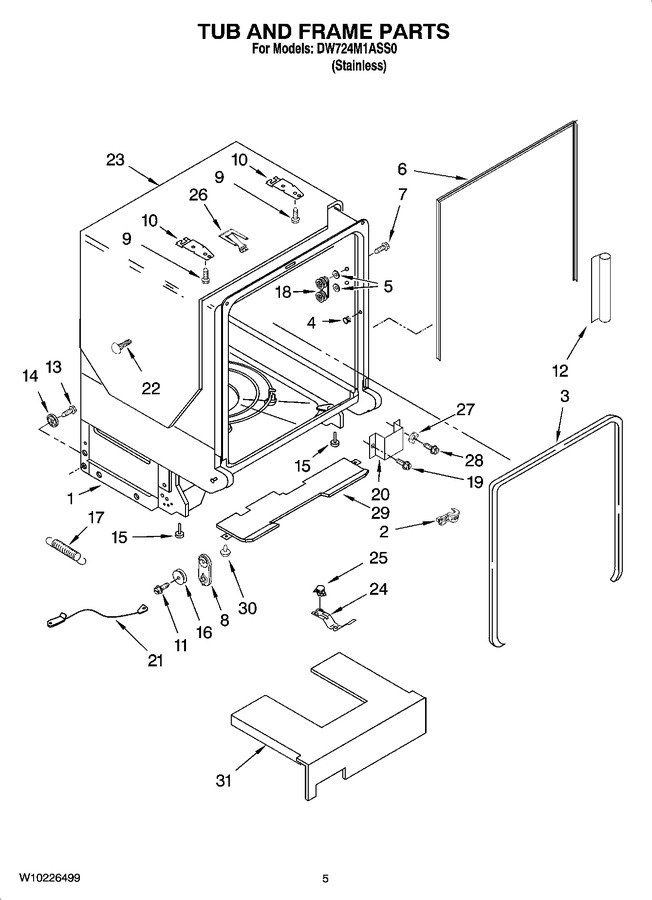 Diagram for DW724M1ASS0