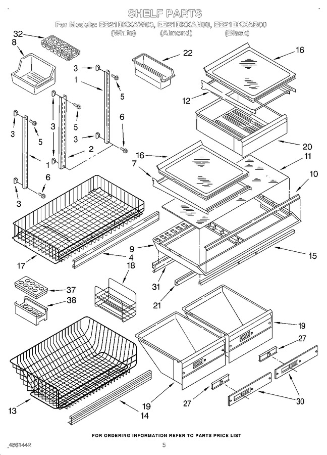 Diagram for EB21DKXAW00