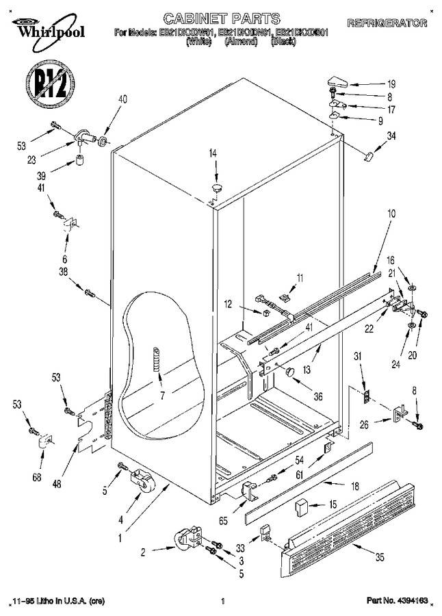 Diagram for EB21DKXDW01