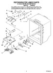 Diagram for 04 - Refrigerator Liner Parts