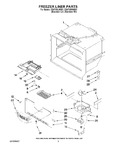 Diagram for 02 - Freezer Liner Parts