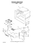 Diagram for 02 - Freezer Liner Parts