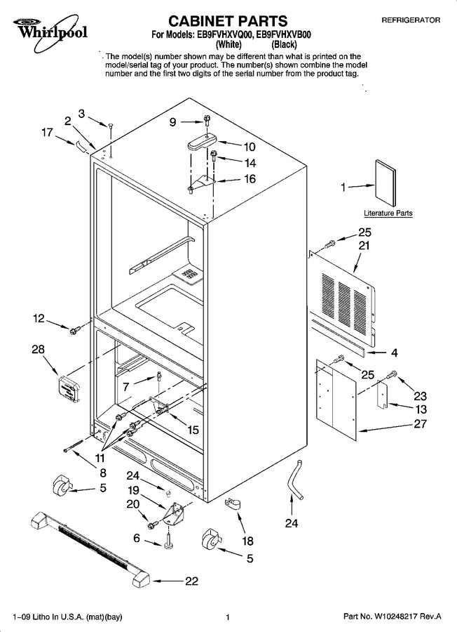 Diagram for EB9FVHXVB00