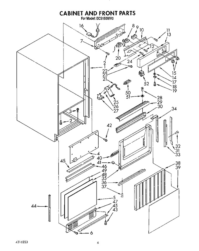 Diagram for EC5150WV0