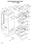 Diagram for 02 - Refrigerator Liner