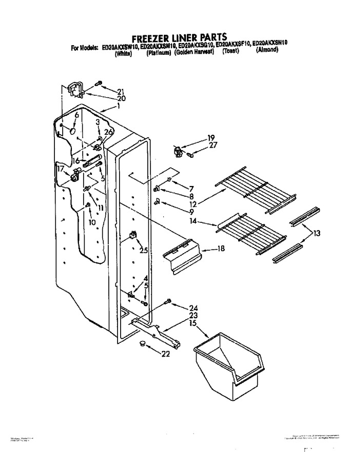 Diagram for ED20AKXSW10