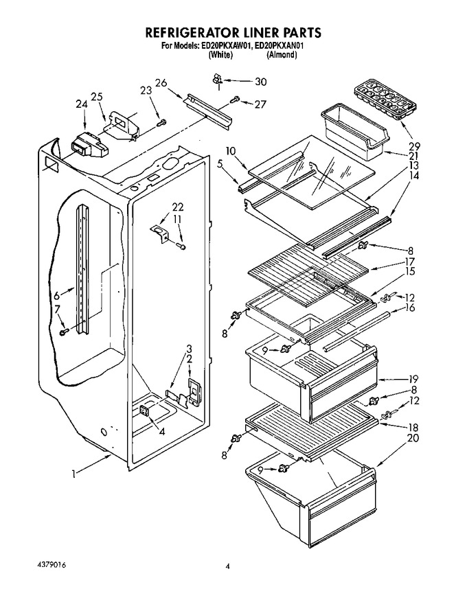 Diagram for ED20PKXAW01