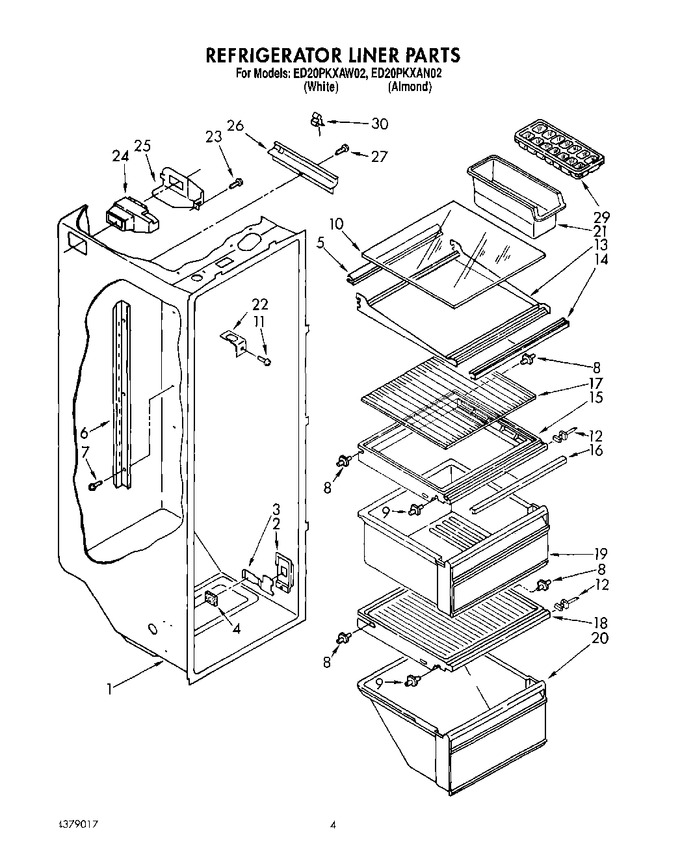 Diagram for ED20PKXAW02