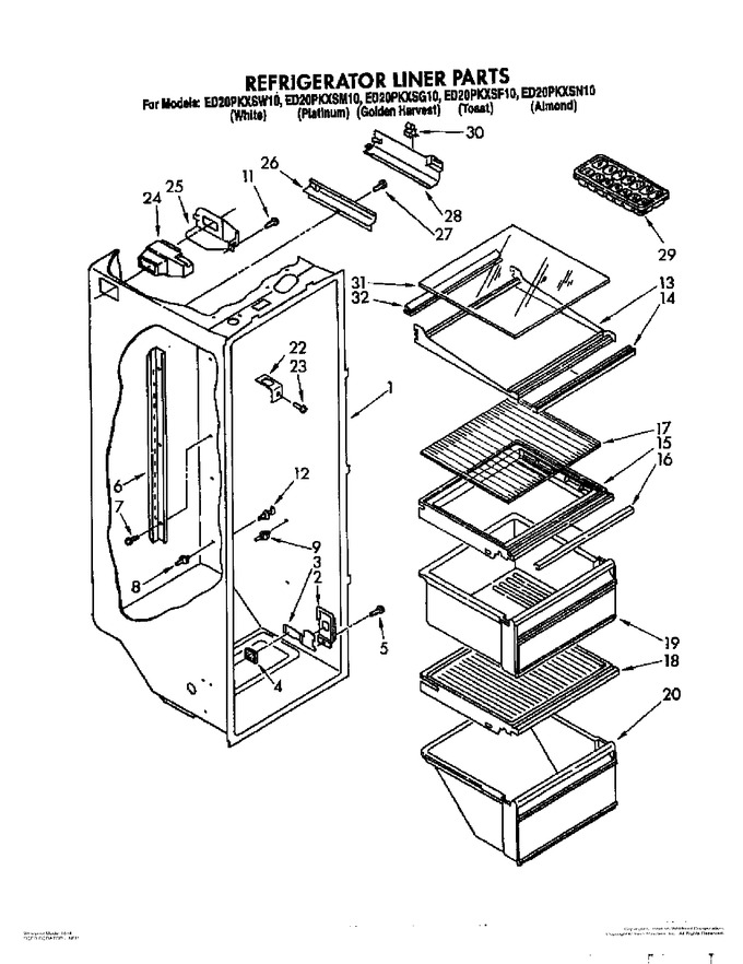 Diagram for ED20PKXSW10